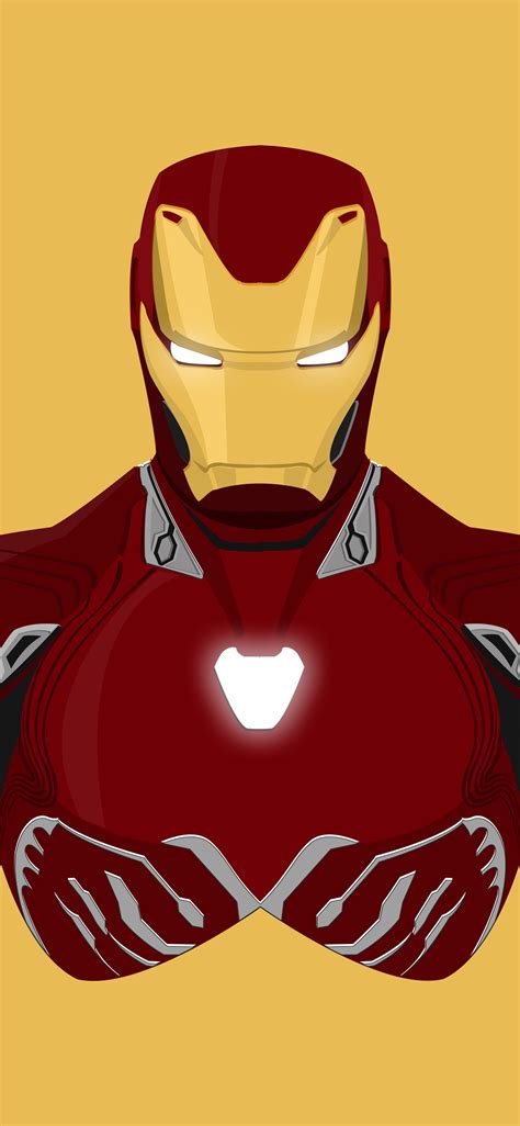 1125x2436 Iron Man Avengers Infinity War 2018 Minimalism