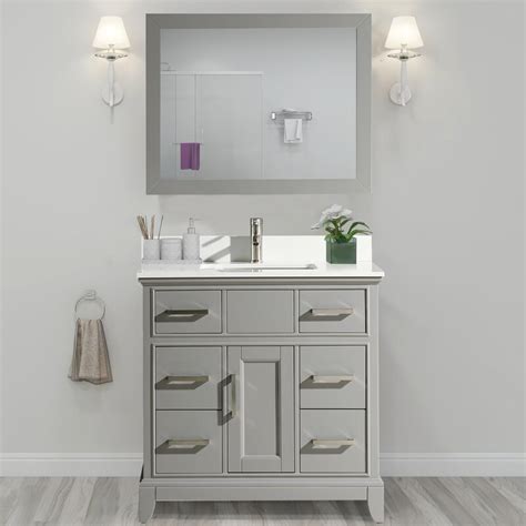Find solace with vinnova exceptional bath vanities, which come in multiple styles to fit any bathroom decor. Andover Mills Valor 36" Single Bathroom Vanity Set with ...