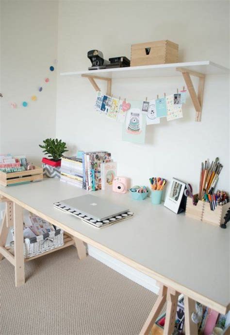 Schreibtisch selber bauen 60 außergewöhnliche DIY Bürotische