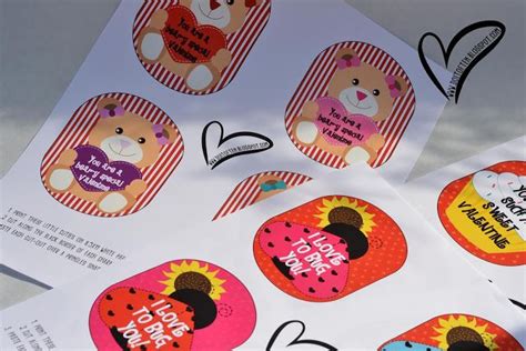 Valentines Day Printables For Pringles Snack Stack Goodies Valentines