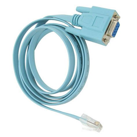 To use a utp cable for consoling into a cisco router from a pc serial port, it must be terminated as a rollover or console cable. 1.5M RS232 DB9 to RJ45 Cat5 Ethernet Adapter Cable for ...