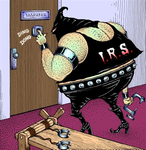 Irs Cartoon Internal Revenue Service Sadism Satire Irs