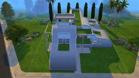 Sims 4 Futuristic House By Ramborocky On Deviantart
