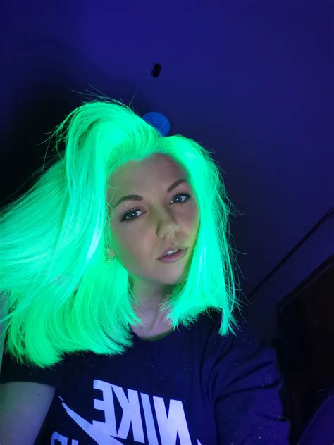 I Tried Uv Hair Dye I Mean How Cool Is This Used Electric Lizard