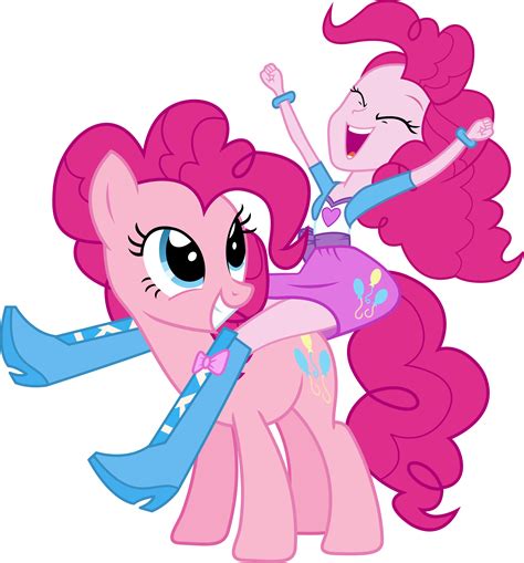 Pinkie Pie And Pinkie Pie By Vector Brony On Deviantart