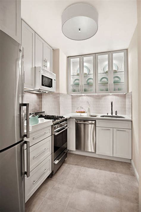 Small Kitchen With White Cabinets Large And Beautiful Photos Photo