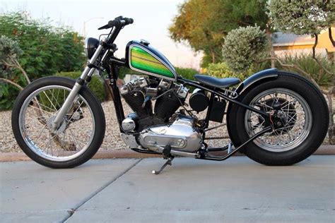 Ironhead Sportster Bobber Bikes Harley Bikes Motorcycle Harley