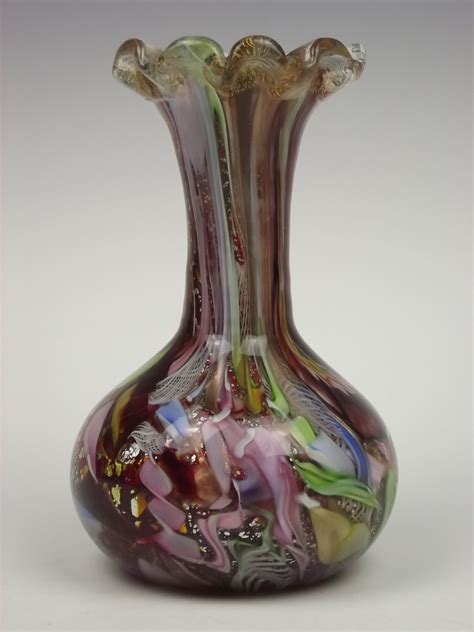 Ve M Avem Murano Glass Vase Glass Bottles Art Murano Glass Vase Antique Glass