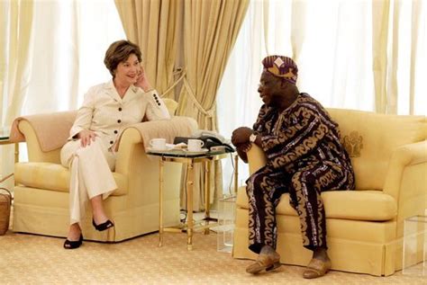 We are a black owned watch brand founded by african millennials seeking to use the proceeds from the sale of our watches to build libraries & schools for african youths. Mrs. Laura Bush visits with Nigeria President Olusegun ...