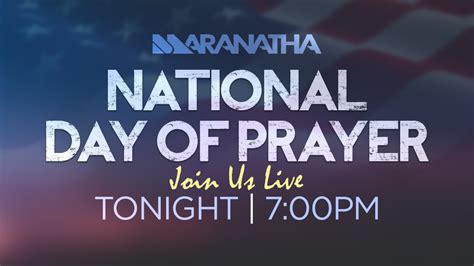 National Day Of Prayer 2020 Maranatha Eng