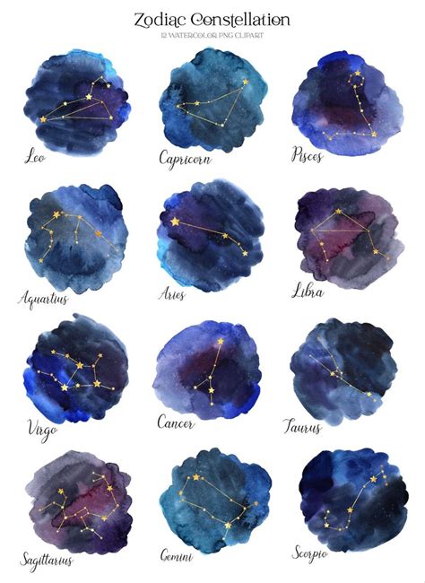 Constellation Art Zodiac Constellations Journal Stickers Planner