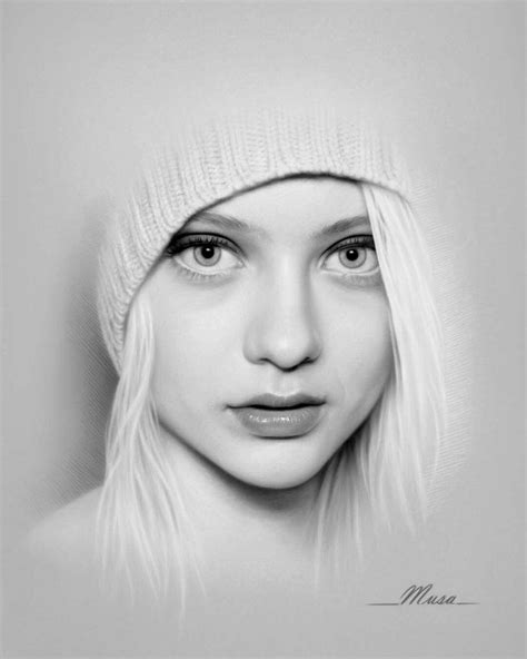 Pencil Drawing By Musa Pencil Drawings Portrait Drawing Pencil