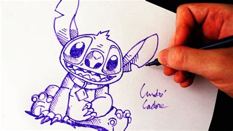 Como Desenhar O Stitch Lilo Stitch How To Draw Stitch SLAY DESENHOS YouTube