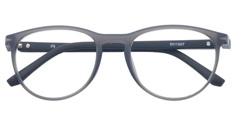 Heidi Round Prescription Glasses Matte Dark Grey Women S Eyeglasses Payne Glasses