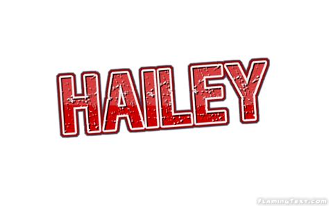 Hailey Лого Бесплатный инструмент для дизайна имени от Flaming Text
