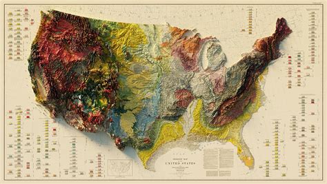 Cartographer Sean Conway Creates Vintage Relief Maps