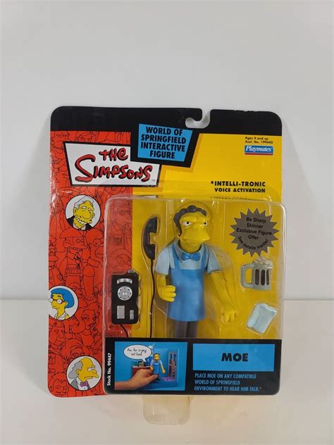 New The Simpsons Playmates Moe World Of Springfield Series 3 Interactive Figure 4618308587