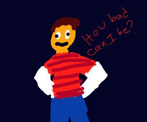 What does the song how bad can it be mean? How bad can I be? (Lorax) - Drawception
