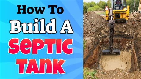 How To Build A Septic Tank How To Build A Septic Tank Youtube