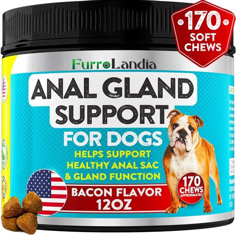 Furrolandia Anal Gland Support Supplement For Dogs Provides