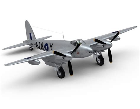 Airfix De Havilland Mosquito Nfiifbvi Military Aircraft 124 Model Kit Images At Mighty Ape