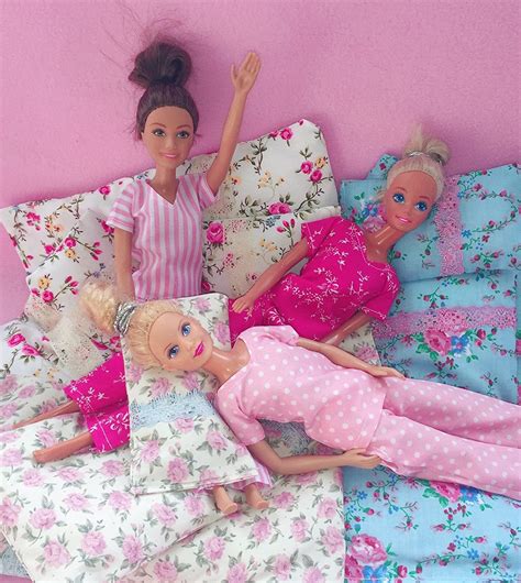 Dolly Shop Bedtime Kit For Barbie And Sindy Sized Dolls Handmade In Uk Emilys Boutique