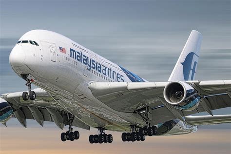 Andrew & hazelle travels* flight info airlines: Malaysia Airlines Airbus A380-841 Mixed Media by Smart ...