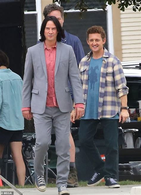 Keanu Reeves And Alex Winter Are Spotted Reprising Their Roles As Bill And Ted For The First Time