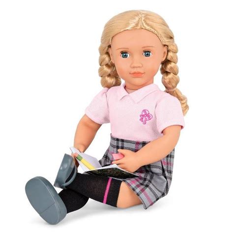 our generation hally with storybook and accessories 18 posable school doll our generation