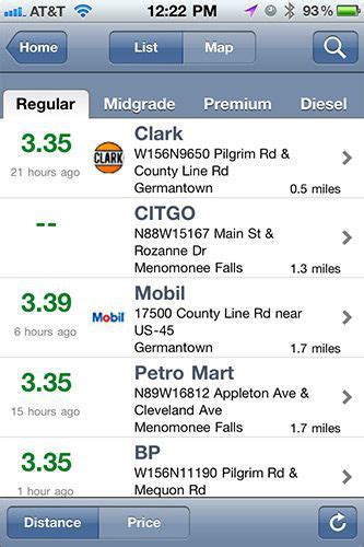 It can be downloaded from itunes and the google play store, or you can search online to the website and app are both easy to navigate. Good, Better, Best: 3 Free iPhone Apps for Finding Cheap Gas