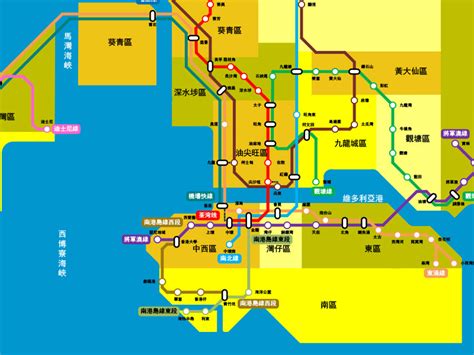 Transit Maps Detail Hong Kong