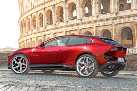 Ferrari Purosangue SUV - rear (watermarked) | Ferrari suv, Sporty suv