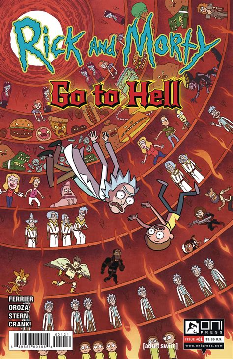 Preview Oni Press 610 Release Rick And Morty Go The Hell 1