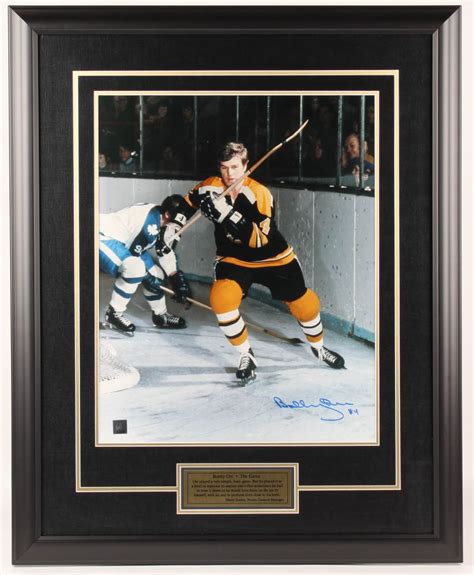 Bobby Orr Signed Bruins The Game 255x315 Custom Framed Photo