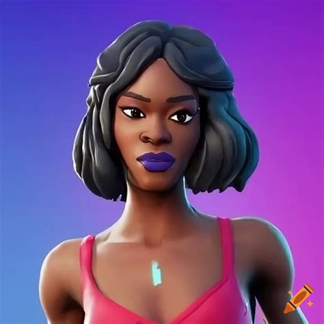 azealia banks as a fortnite skin on craiyon