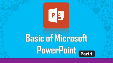 Basics Of Microsoft Powerpoint Youtube
