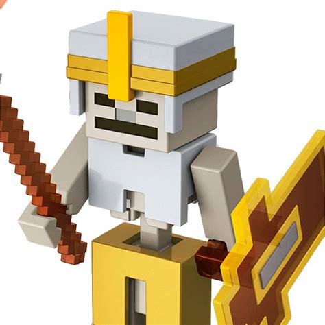 Figura Articulada Minecraft Dungeons Skeleton Vanguard Mattel