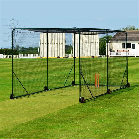 Fortress Mobile Cricket Cage 24ft X 10ft X 10ft Portable Cricket Nets