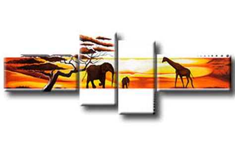Obraz Afrykańskie Zwierzęta Drukowany Na Płótnie Na ścianę