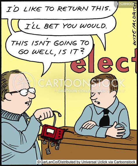 Returns Department Cartoons And Comics Funny Pictures From Cartoonstock