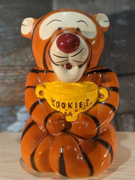 Vintage Disney Winnie The Pooh Tigger Cookie Jar California Etsy