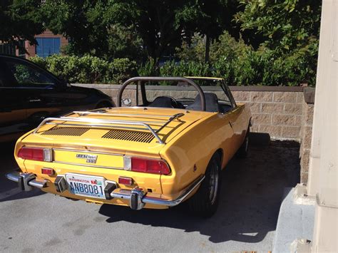 Cohort Sighting Fiat 850 Spider Reminder Of A Happier Day Curbside