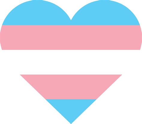 Transgender Flag In Heart 4746722 Vector Art At Vecteezy