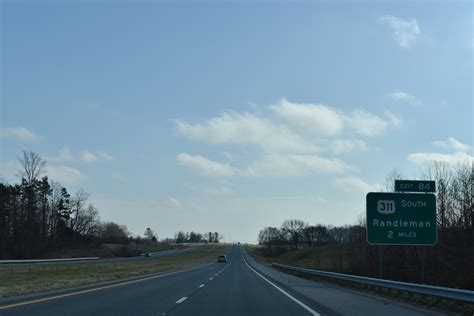 Interstate 74 East Winston Salem To Randleman Aaroads North Carolina