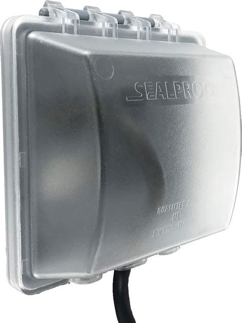 Sealproof 2 Gang Weatherproof In Use Electrical Power Outlet Cover