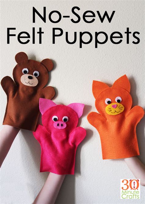 30 Fantastic Felt Animal Crafts For Kids