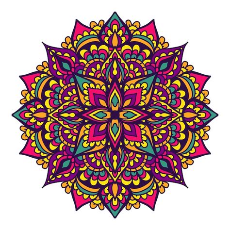 Premium Vector Colorful Mandala