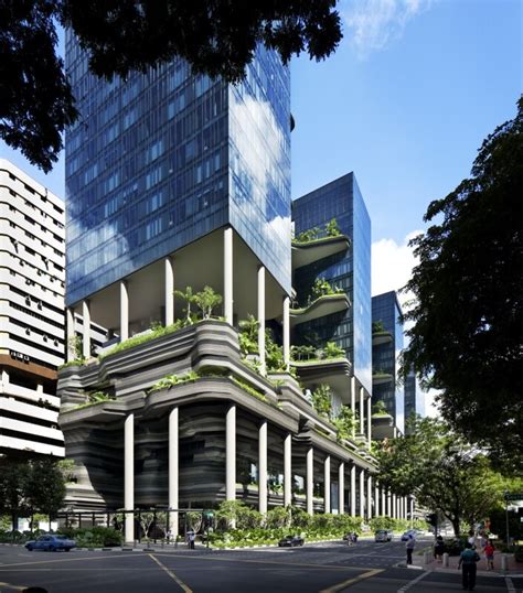 Parkroyal On Pickering Hotel From Singapore By Woha Architects