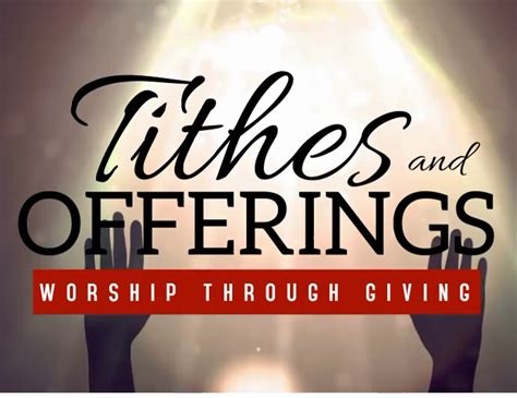 Church Tithes And Offering Images