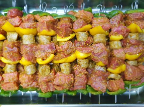 Brochettes de Veau Marinées